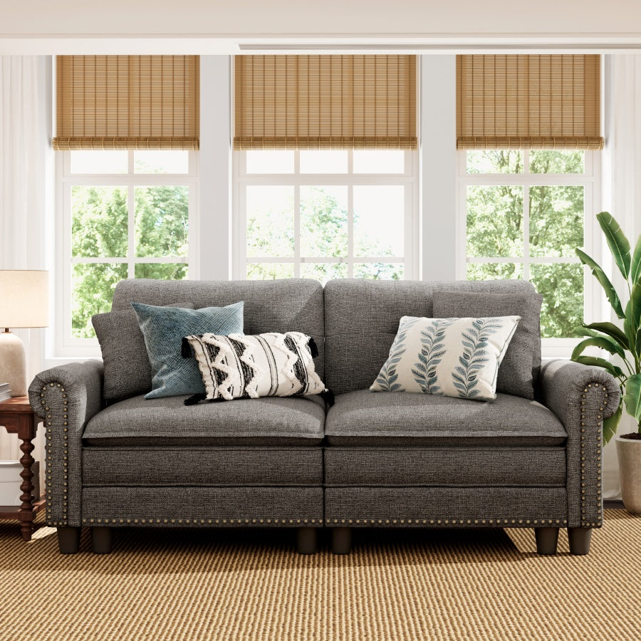Charleston Linen-Look Modular Living Room Couch