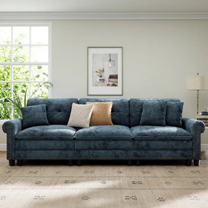 Charleston Velvet-Chenille Living Room Couch