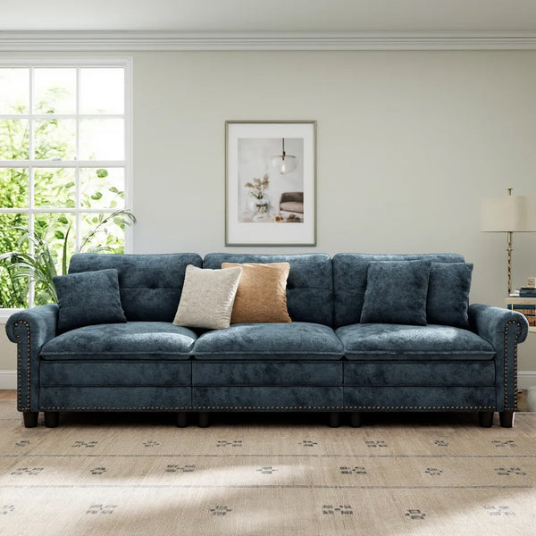 Charleston Velvet-Chenille Living Room Couch