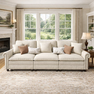 Charleston Velvet-Chenille Living Room Couch