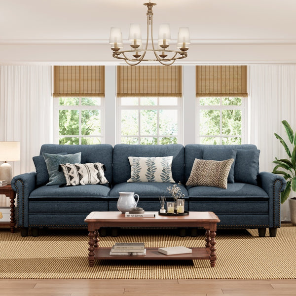 Charleston Linen-Look Modular Living Room Couch