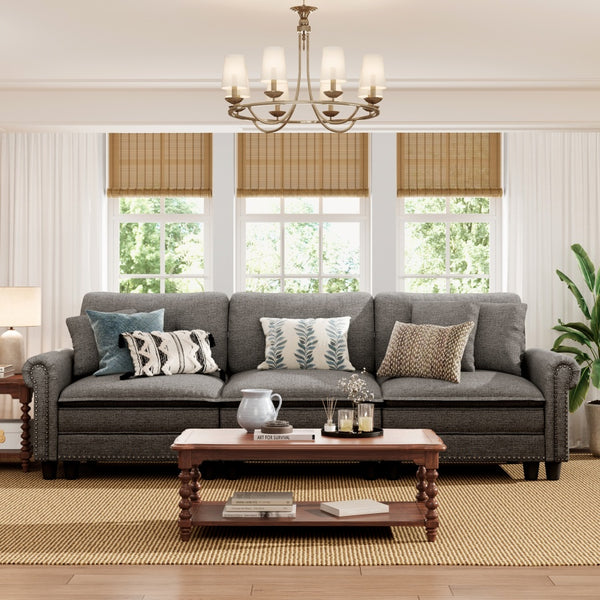 Charleston Linen-Look Modular Living Room Couch