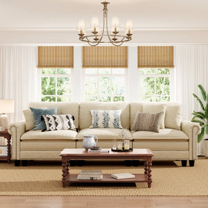 Charleston Linen-Look Modular Living Room Couch
