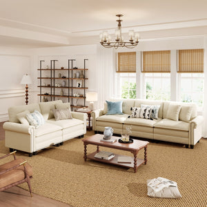 Charleston Linen-Look Modular Living Room Couch