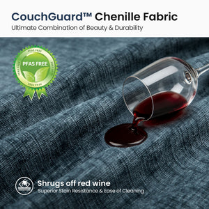 Charleston Velvet-Chenille Living Room Couch Large Set