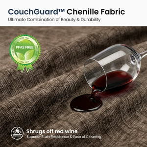 Charleston Velvet-Chenille Living Room Couch Large Set