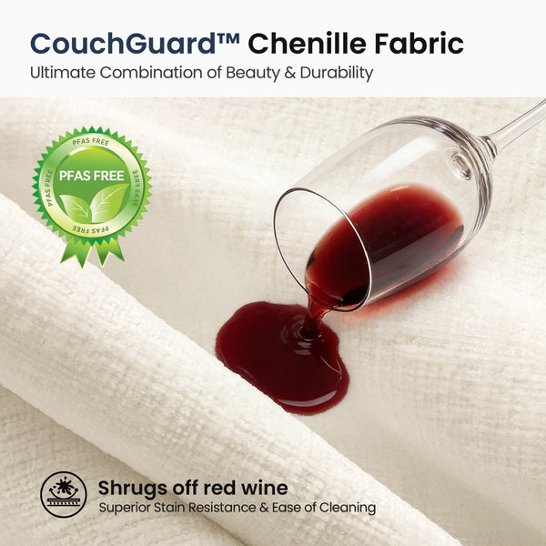 Charleston Velvet-Chenille Living Room Couch Large Set