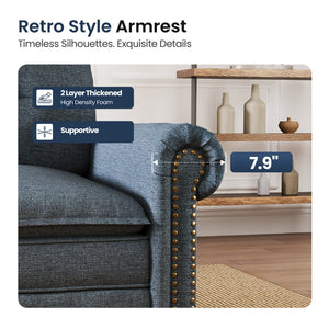 Charleston Linen-Look Modular Living Room Couch