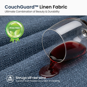 Charleston Linen-Look Modular Living Room Couch