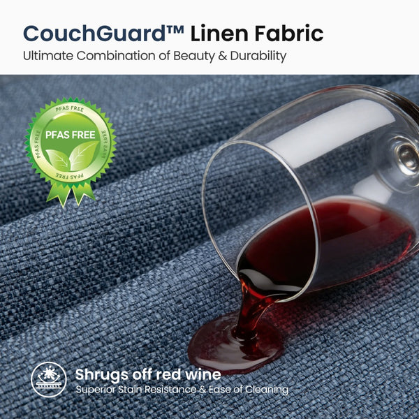 Charleston Linen-Look Modular Living Room Couch