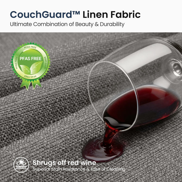 Charleston Linen-Look Modular Living Room Couch