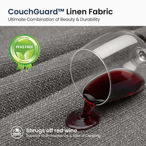 Charleston Linen-Look Modular Living Room Couch