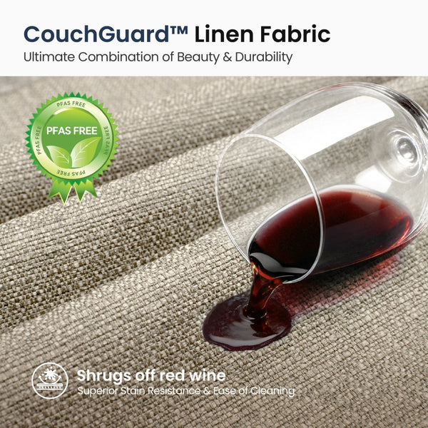 Charleston Linen-Look Modular Living Room Couch