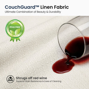 Charleston Linen-Look Modular Living Room Couch