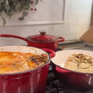 7-Piece Non-Toxic Enameled Cast Iron Cookware Set