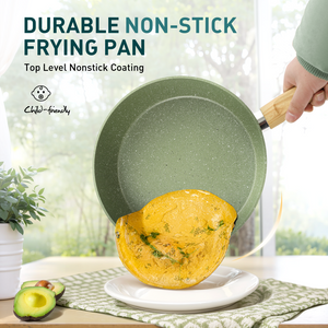 Stylish Granite-Coating Nonstick Induction 12 Pieces Cookware Set