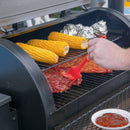 2-In-1 Charcoal Smoker Grill with Offset Box-Captiva Designs