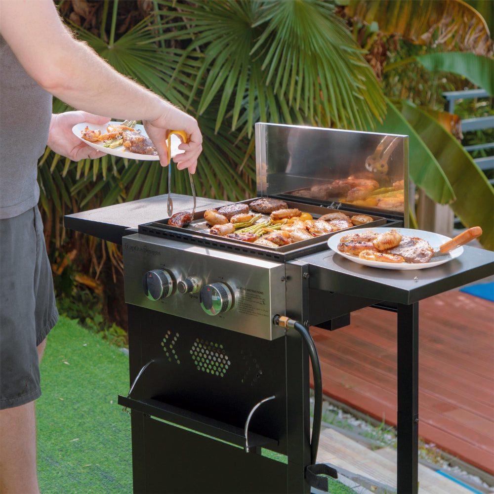 Patio Gas Griddle Grill Combo-Captiva Designs