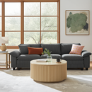 Cloud-like Living Room Sofa Couch Modular Sectional Corduroy Set