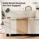 Cloud-like Living Room Sofa Couch Modular Sectional Large Set Dual Fabric