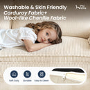 Cloud-like Living Room Sofa Couch Modular Sectional Large Set Dual Fabric