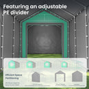 13x32ft PE Carport and Storage Shed