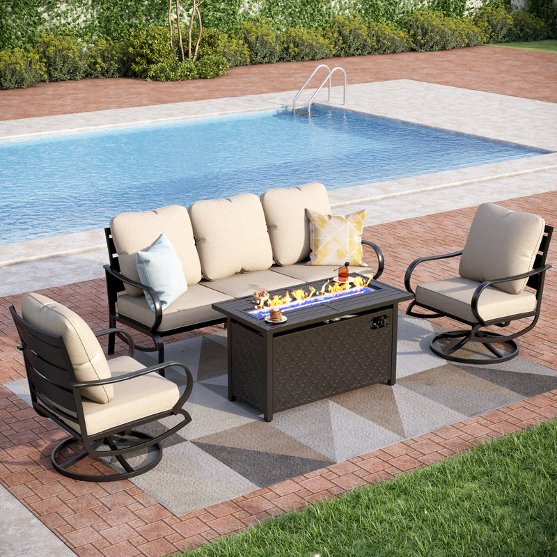 PHI-VILLA-5-Seat-Patio-Steel-Conversation-Sofa-Sets-With-Leather-Grain-Fire-Pit-Table-s