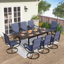 7/9-Piece Patio Dining Set with Extendable Table for Garden, Backyard PHI VILLA