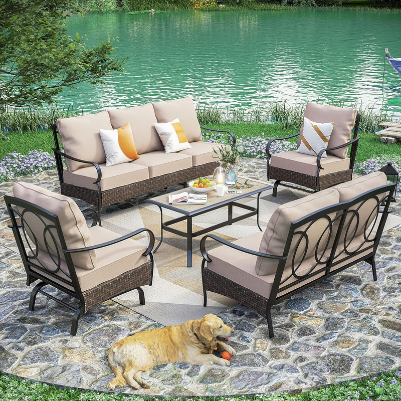 PHI-VILLA-7-Seat-Extra-Large-Outdoor-Patio-Conversation-Sofa-Sets-with-Loveseat