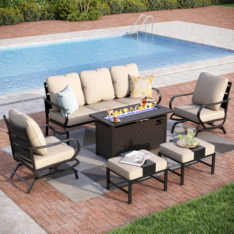 PHI-VILLA-7-Seat-Patio-Steel-Conversation-Sofa-Sets-With-Leather-Grain-Fire-Pit-Table-r