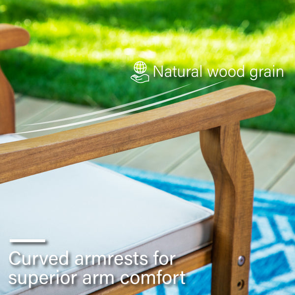 7/9-Pcs Wooden Outdoor Dining Set with Expandable Table for Garden