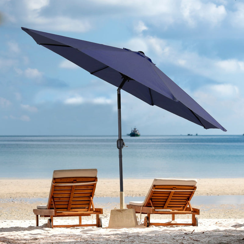 PHI-VILLA-9ft-Manual-tilted-Outdoor-Patio-Umbrella-with-Crank-Handle-BU