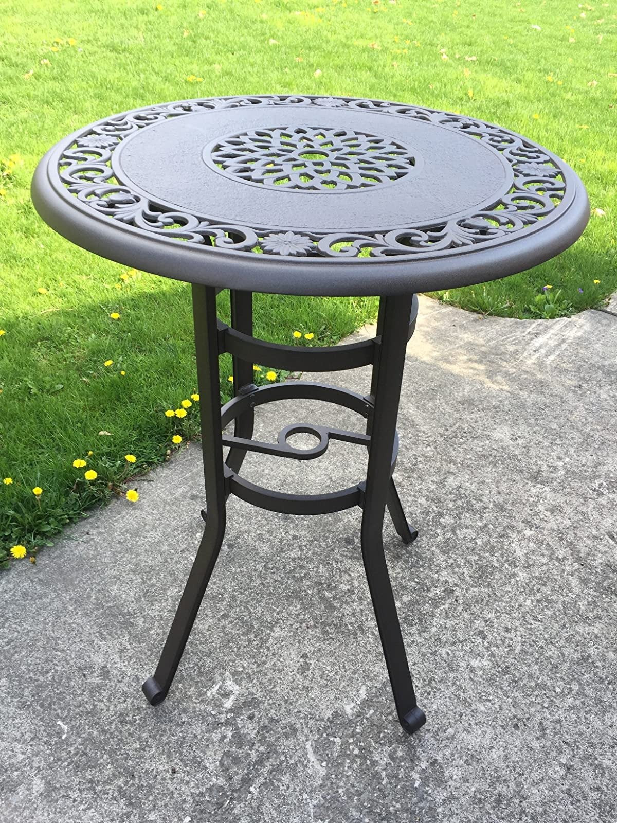Aluminum pub table discount