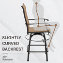 7-Piece Outdoor Bar Stool Set with 6 Seat for Poolside, Graden PH VILLA