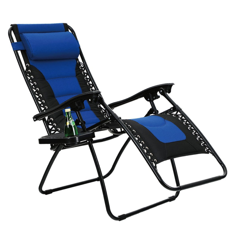 PHI-VILLA-Padded-Zero-Gravity-Chair-Adjustable-Recliner-With-Cup-Holder