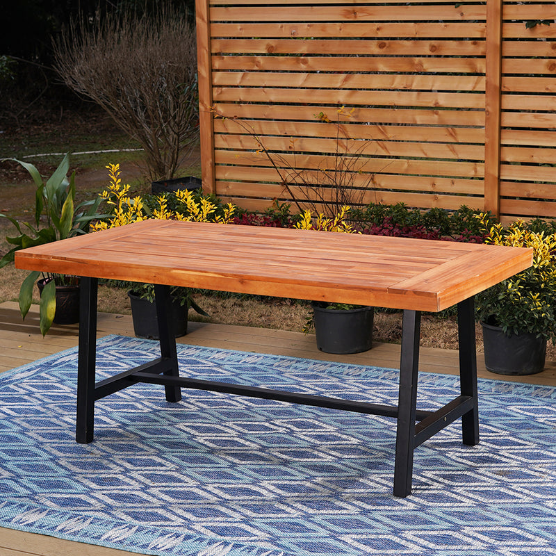 PHI-VILLA-Patio-Modern-Acacia-Wood-Dining-Set-Outdoor-Bench-Picnic-Table