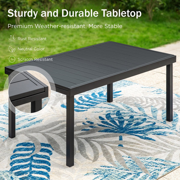 6-8 Person Extenable Outdoor Dining Table