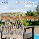 Phi Villa Mirage 7-Pcs. Rope-art High Bar Stools