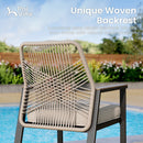 Phi Villa Mirage Rope-art High Bar Stools for Outdoor Pub