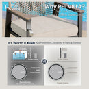 Phi Villa Mirage Rope-art High Bar Stools-3-Pcs.