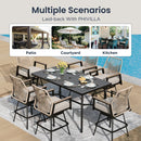 Phi Villa Mirage Rope-art High Bar Stools for Outdoor Pub