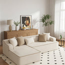 Phi Villa 104" Deluxe Indoor Modular Cloud Sectional Couch Assembly-free Ready-to-use Sofa