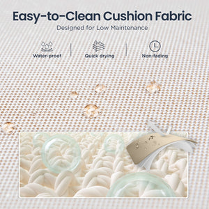 Tranquil 3-Pcs Outdoor High Bar set with HDPE Rattan Bar Stool and Wood-like Table