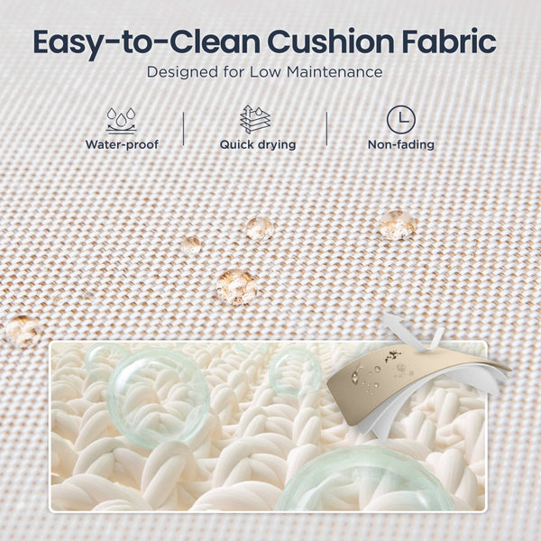 Tranquil 3-Pcs Outdoor High Bar set with HDPE Rattan Bar Stool and Wood-like Table