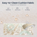 Tranquil 3-Pcs Outdoor High Bar set with HDPE Rattan Bar Stool and Wood-like Table