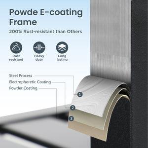 Veranda Outdoor Stackable Steel Stantionary Dining Chairs