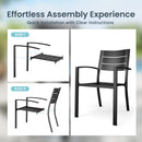 Veranda 4-Seater Outdoor Dining Set with Square Table