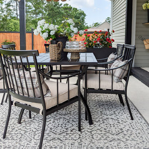 Linea 7-Piece Patio Dining Set with Rectangle Table