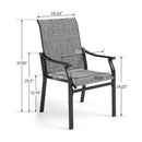 5-Piece Patio Textliene Dining Set for Garden PHI VILLA