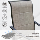 Patio Upgraded Padded Swivel Dining Chairs for Porch, Deck, Backyard PHI VILLA